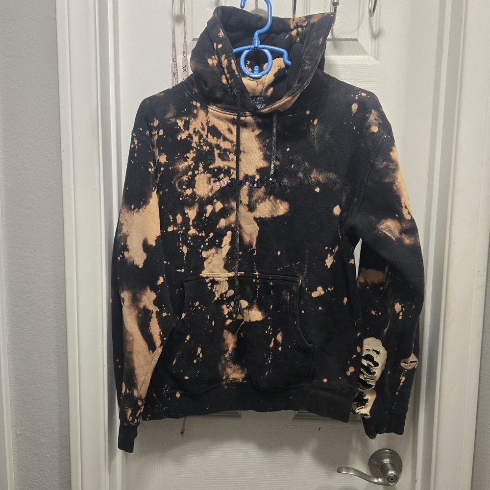 Demetrius Harmon You Matter Black and Tan Tie-Dye Hoodie Size S